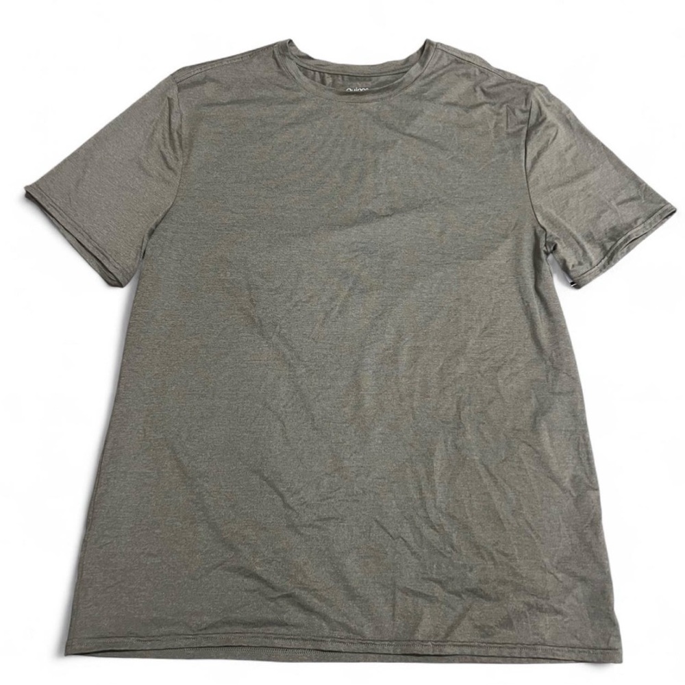 Quince Ultralight Hike Tee – Men’s Large – Olive Green – Recycled Polyester